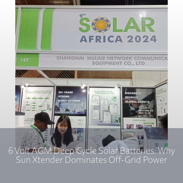 6 Volt AGM Deep Cycle Solar Batteries: Why Sun Xtender Dominates Off-Grid Power